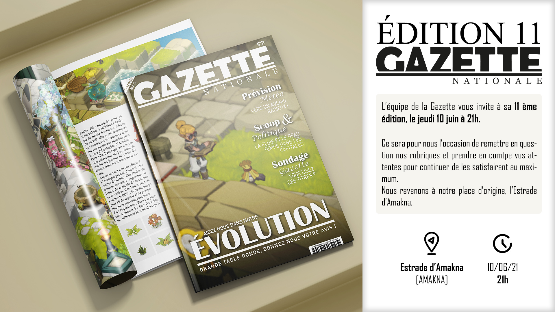 Gazette 11 (~5 Juin 2021)
