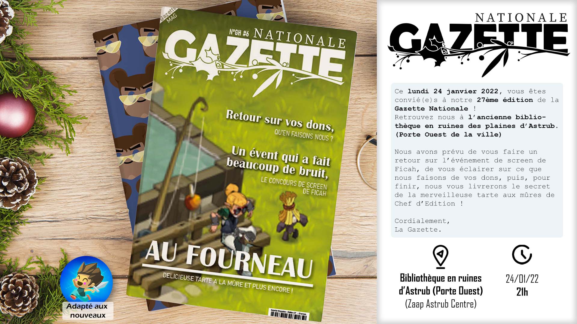 Gazette 27 (~24 Janvier 2022)