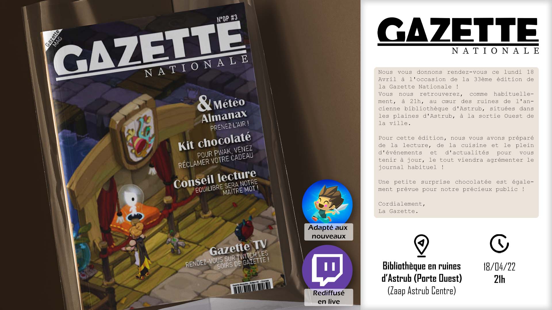 Gazette 32 (~18 Avril 2022)