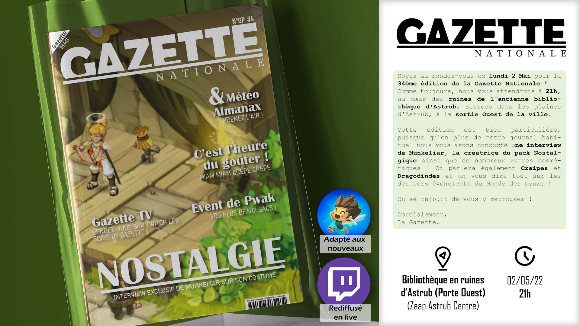 Gazette 33 (~2 Mai 2022)