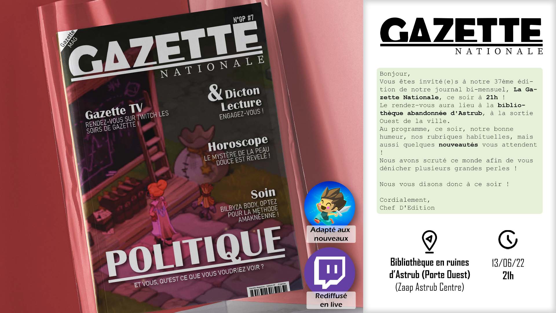 Gazette 36 (~13 Juin 2022)