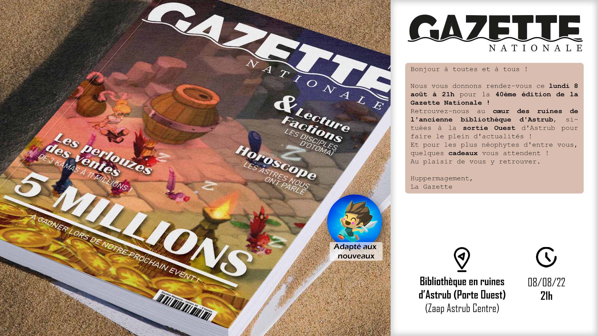 Gazette 40 (~8 Aout 2022)